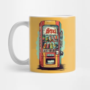 Cartoon Vending Machine Retro style Mug